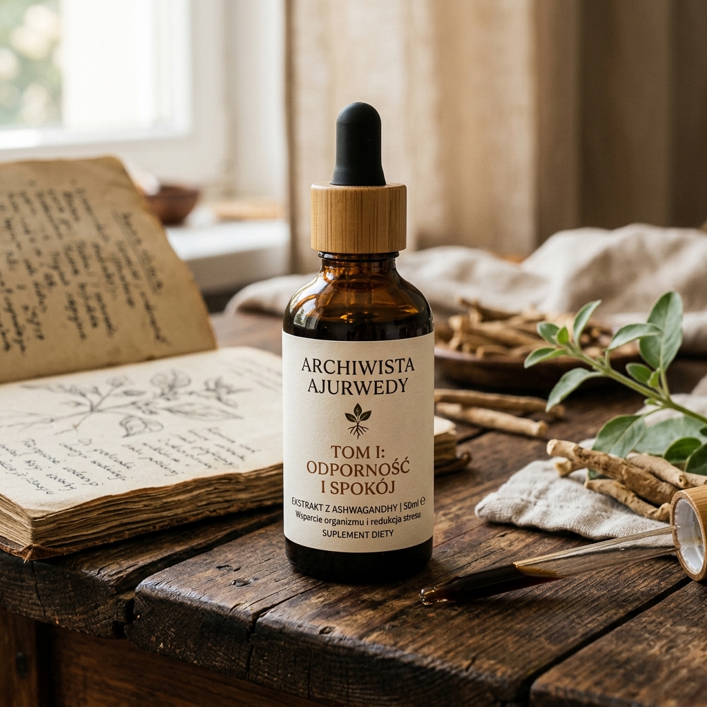 Ayurvedic Archivist Ashwagandha Supplement Bottle